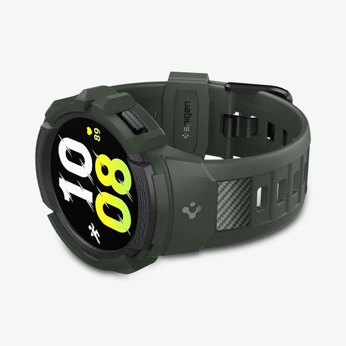 ACS06488 - Galaxy Watch 6 Classic (47mm) Case Rugged Armor Pro in black showing the front